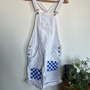 "boohooMAN" Relaxed Fit Short Overalls / Size 28 / Unisex